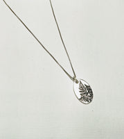 Sterling Silver Vermont Fern Necklace